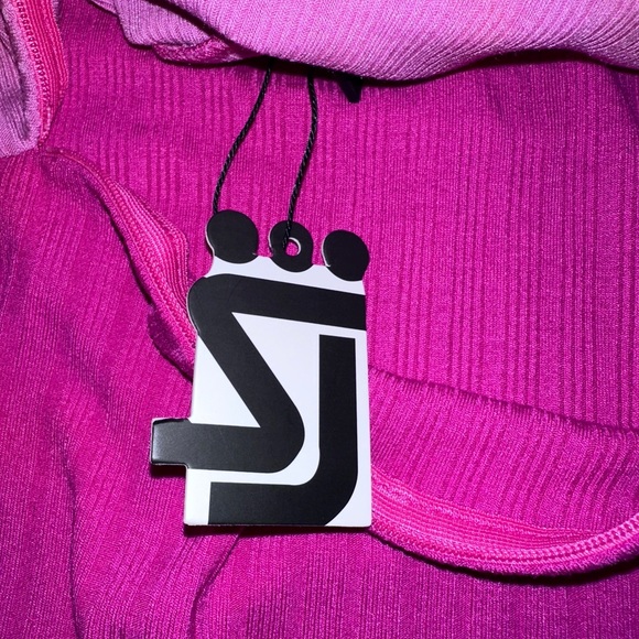 *NWT* Pink Two Tone Mini Dress Shane Justin - Picture 4 of 4